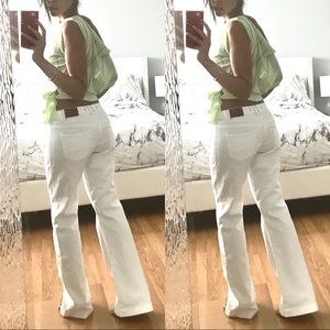 White Flare Jeans